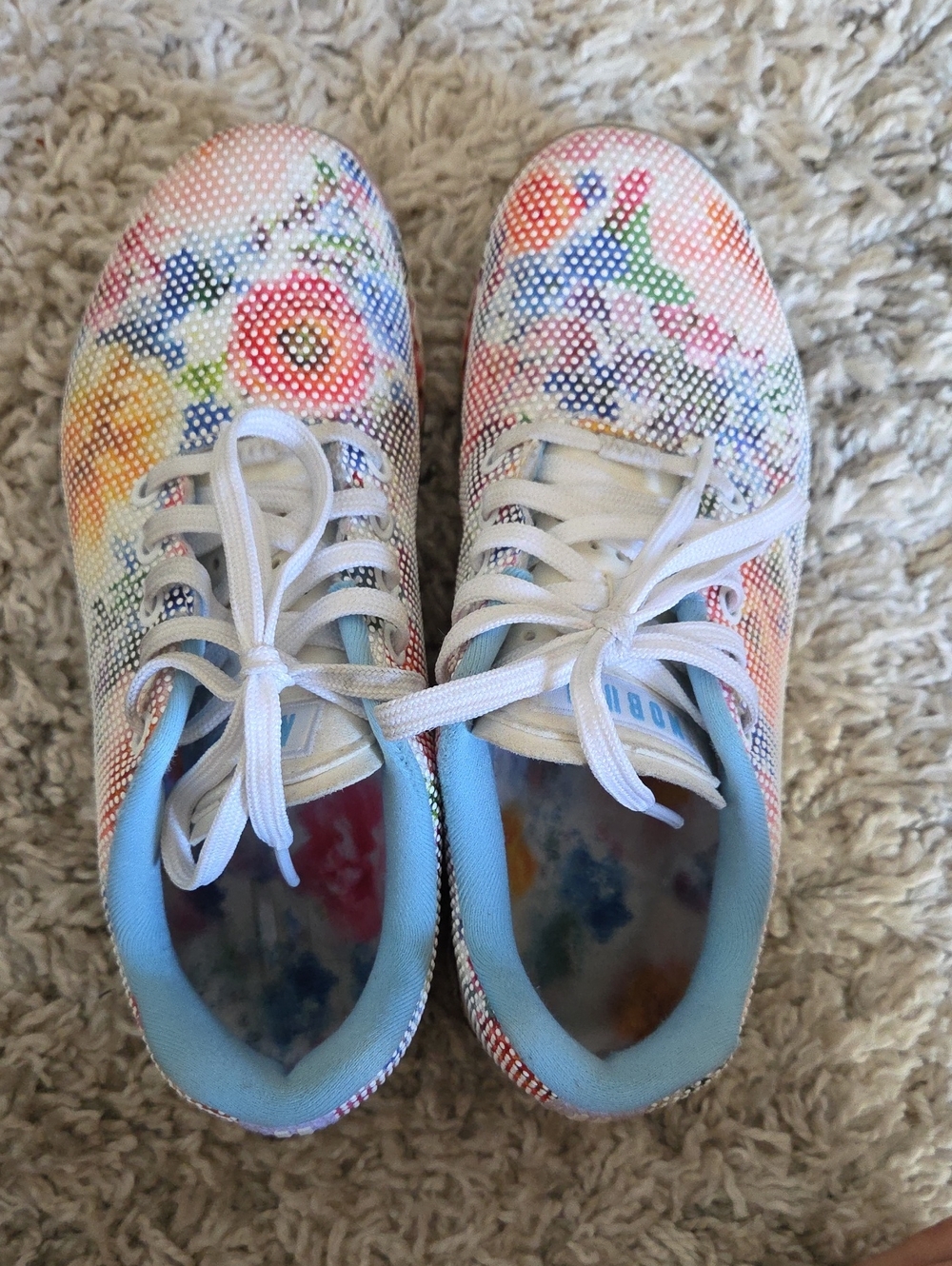 NOBULL Outwork Multicolor Floral Athletic Sneakers